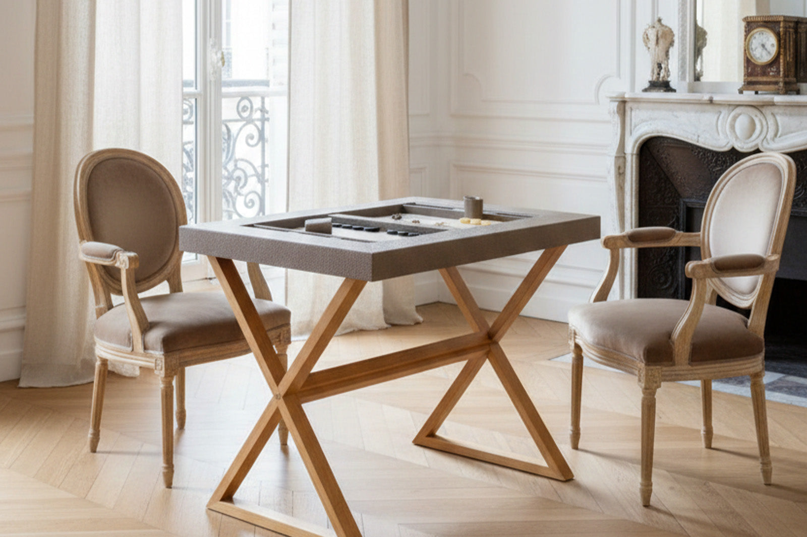 Reference wood-base table photograph